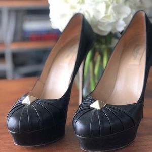 Valentino Black Platform Pumps